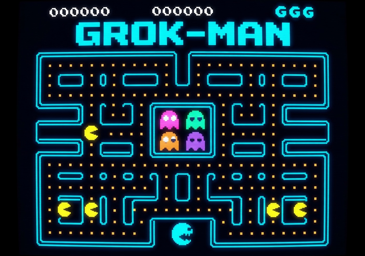 Grok-man starting state screenshot